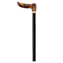 Load image into Gallery viewer, OTTAVIO 輕金屬右手專用可調高度拐杖 - 棕黑手柄 | 手杖摺疊式拐杖專門店香港 | HOHOLIFE好好生活