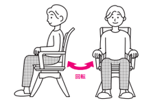 將圖片載入圖庫檢視器 Pitatto Fit X 日本製輕鬆轉椅|免搬移360°旋轉|實木扶手樂齡椅 - HOHOLIFE好好生活