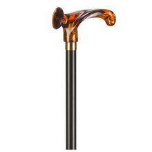 Load image into Gallery viewer, Ossenberg 輕金屬右手專用可調高度拐杖-棕黑亞克力手柄 | 手杖摺疊式拐杖專門店香港 | HOHOLIFE好好生活