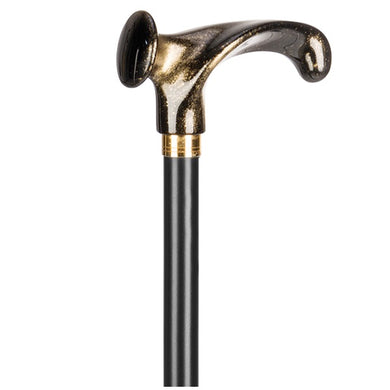 Ossenberg 輕金屬右手專用可調高度拐杖－黑金色 | 手杖摺疊式拐杖專門店香港 | HOHOLIFE好好生活 