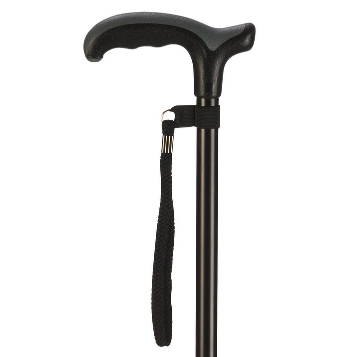Ossenberg 輕金屬防滑軟柄可調高度拐杖 － 漸變灰黑色 | 手杖摺疊式拐杖專門店香港 | HOHOLIFE好好生活 