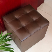 Load image into Gallery viewer, PU Leather Foot Stool
