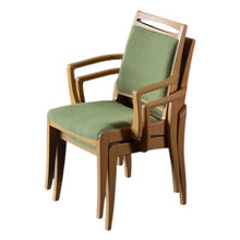 將圖片載入圖庫檢視器 Stack日式實木扶手餐椅 - 老人公寓配套扶手椅 | 老人餐椅,高背椅,大班椅,可疊高,防火院舍適用 | HOHOLIFE好好生活