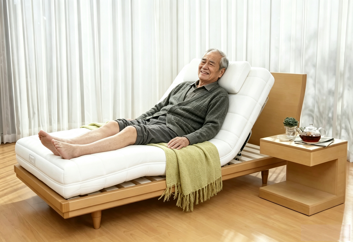 長者上落床吃力點算、老人半夜碌床解決方法、手術後居家睡床推薦、細單位復康床、唔使裝修長者床褥、照顧者省力電動床
