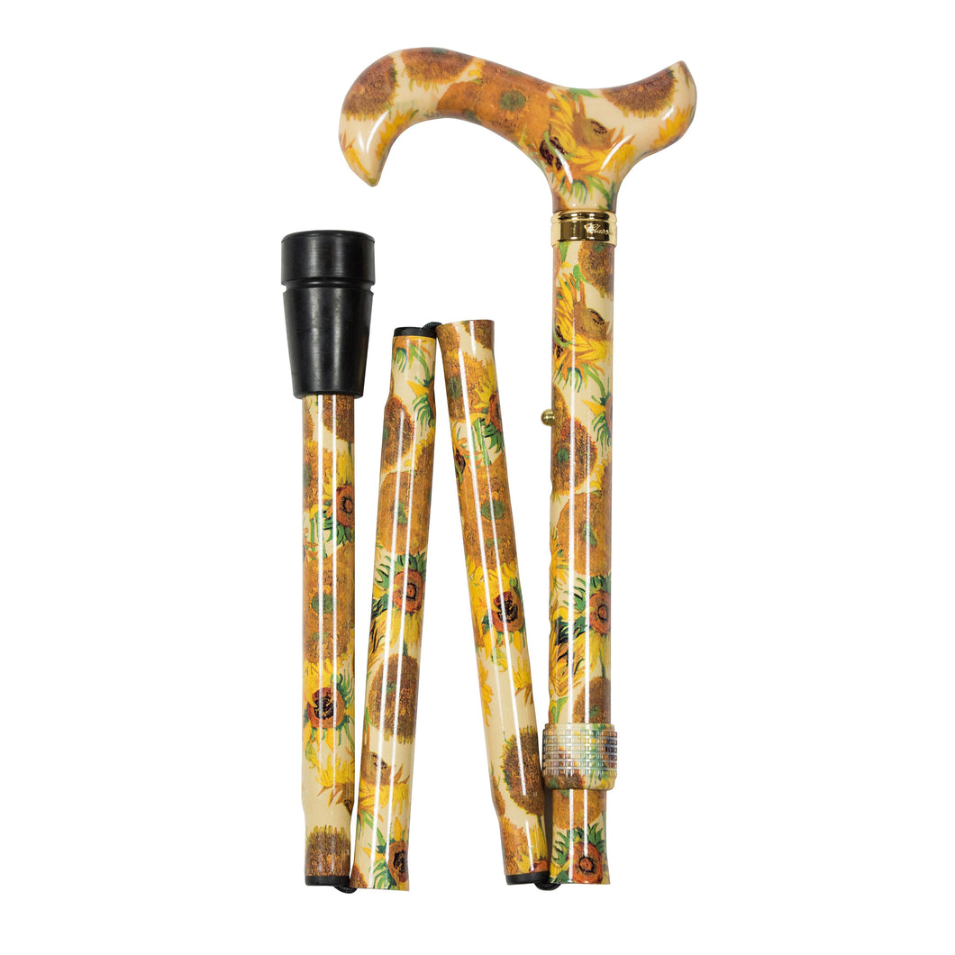 Classic Canes 倫敦國家美術館可摺式拐杖系列 - 梵高向日葵 | Classic Canes | Vincent van Gogh | 英國 | HOHOLIFE好好生活