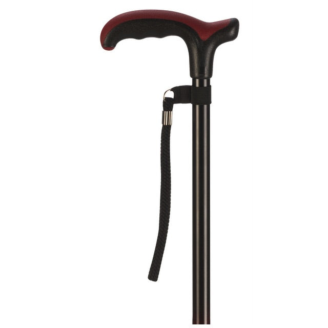 Ossenberg 輕金屬防滑軟手柄可調高度拐杖 － 漸變紅色 | 手杖摺疊式拐杖專門店香港 | HOHOLIFE好好生活 