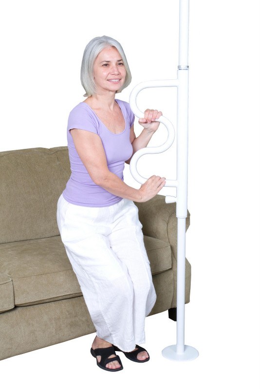 Stander safety wave-type handrail support column, bathroom safety