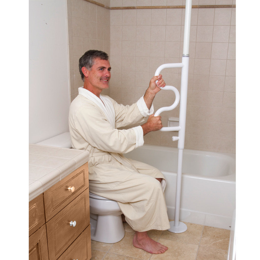 Stander safety wave-type handrail support column, bathroom safety