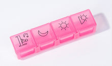 Load image into Gallery viewer, 7 Days 28 Compartments Rainbow Pill Organizer
