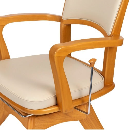 日本製輕鬆轉椅配件 － L型旋轉長桿 - 無需移凳輕鬆自在, 實木老人扶手高背椅| 樂齡傢具 | HOHOLIFE好好生活